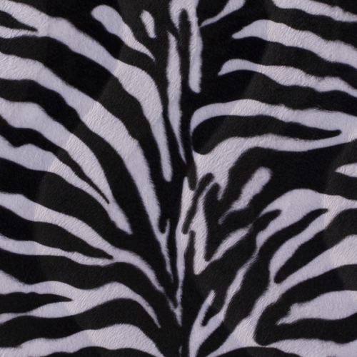 Velboa Zebra Schwarz-weiß